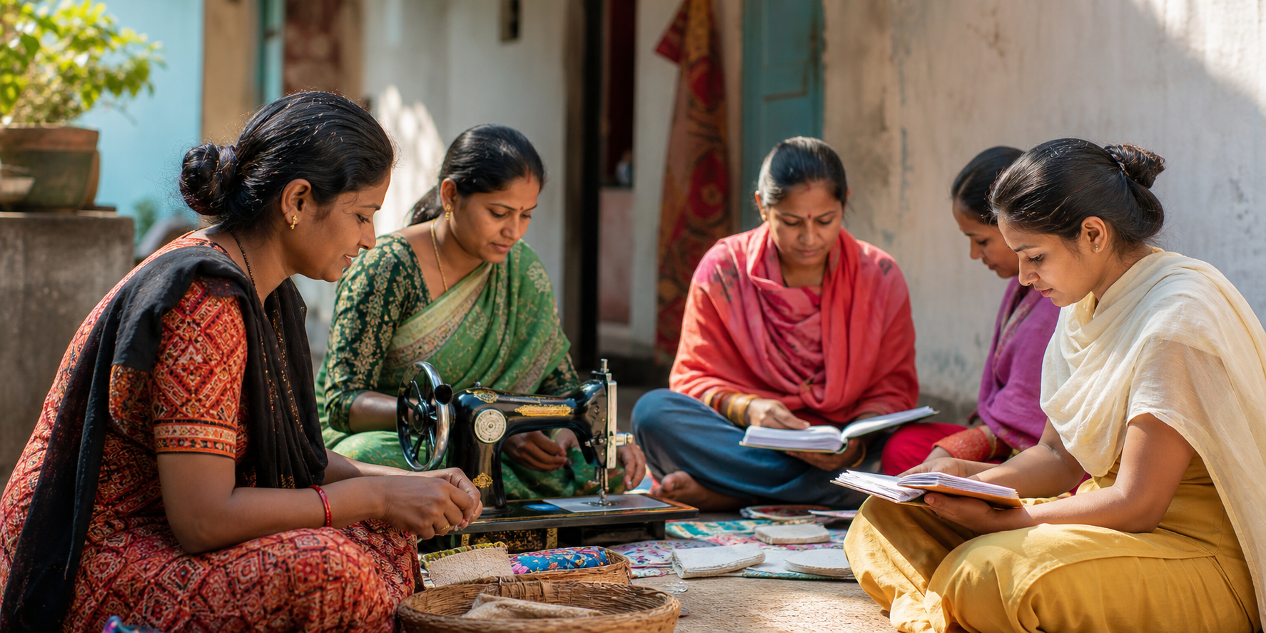 Women working together for livelihood support